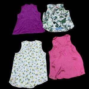 Banana Republic Womens Tops Size S Sleeveless BULK Purchase Polyester & Silk